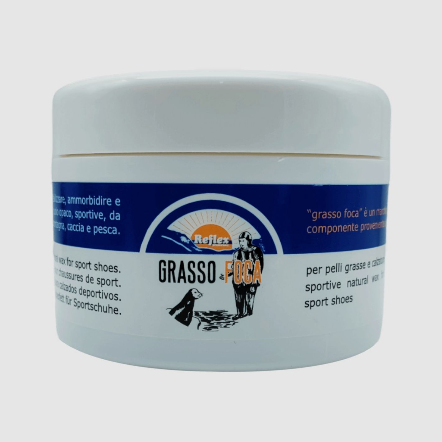 Grasso Reflex Foca Vasetto aus Kunststoff für Stiefel ml 200, Bild 2 von 3