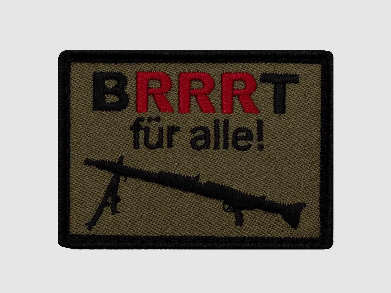 Café Viereck Patch Brrrt für alle