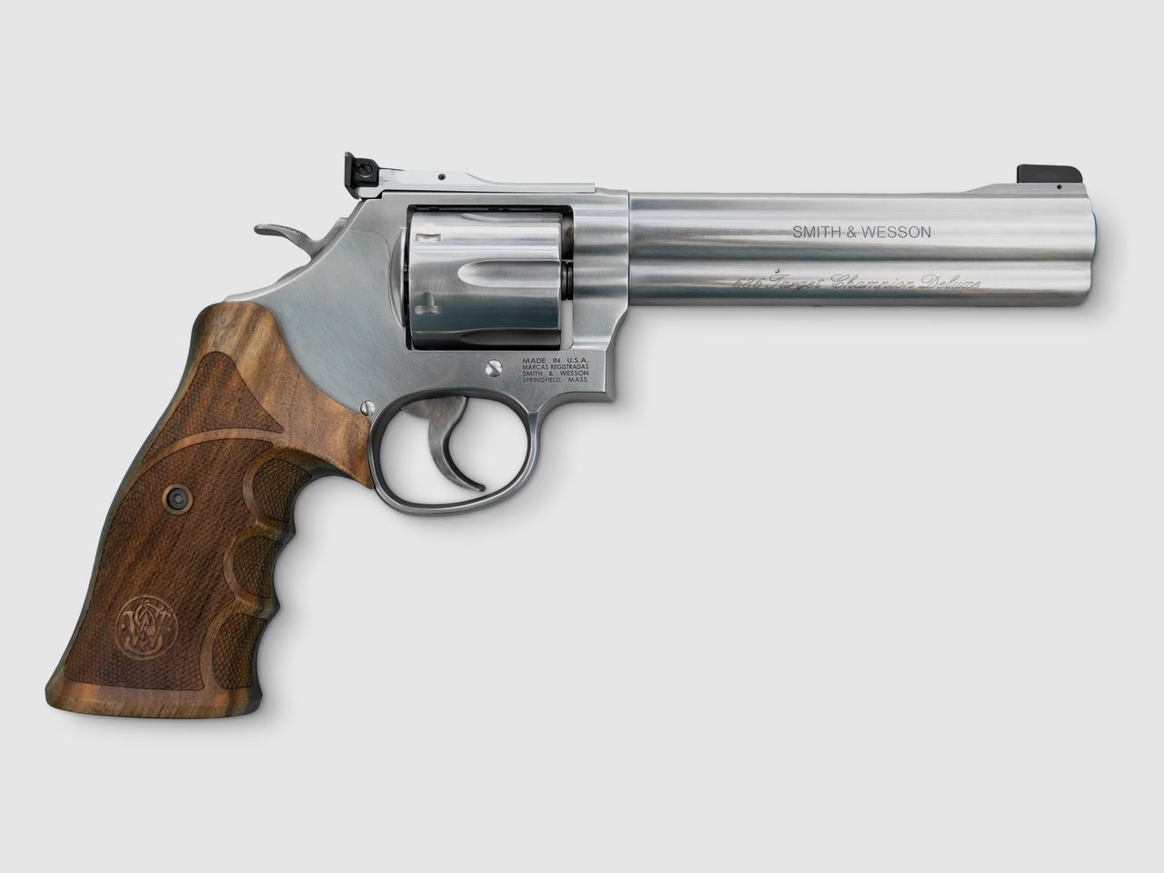 Smith & Wesson Revolver 686 Target Champion 6" .357 Mag. Stainless, image 2 of 6
