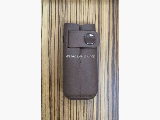 WEGU Mündungsschoner für Doppelbüchse aus weichem Kunststoff Braun