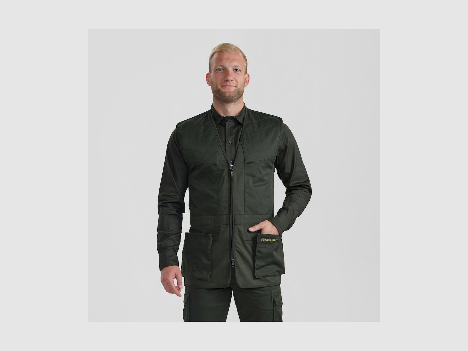 DEERHUNTER Atlas Shooting Waistcoat Timber