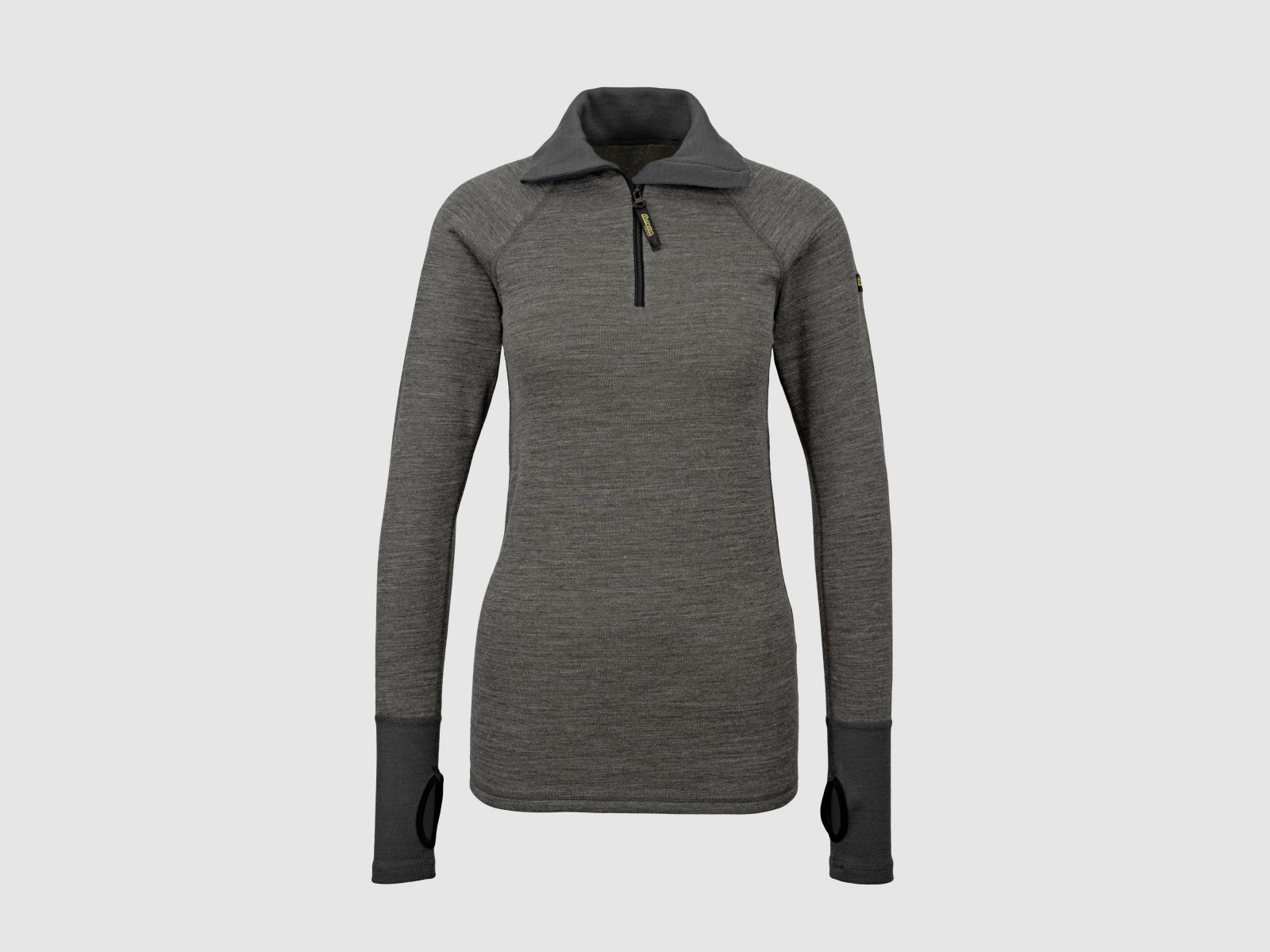 THERMO FUNCTION undershirt with zipper TS 300 WOMEN Gray