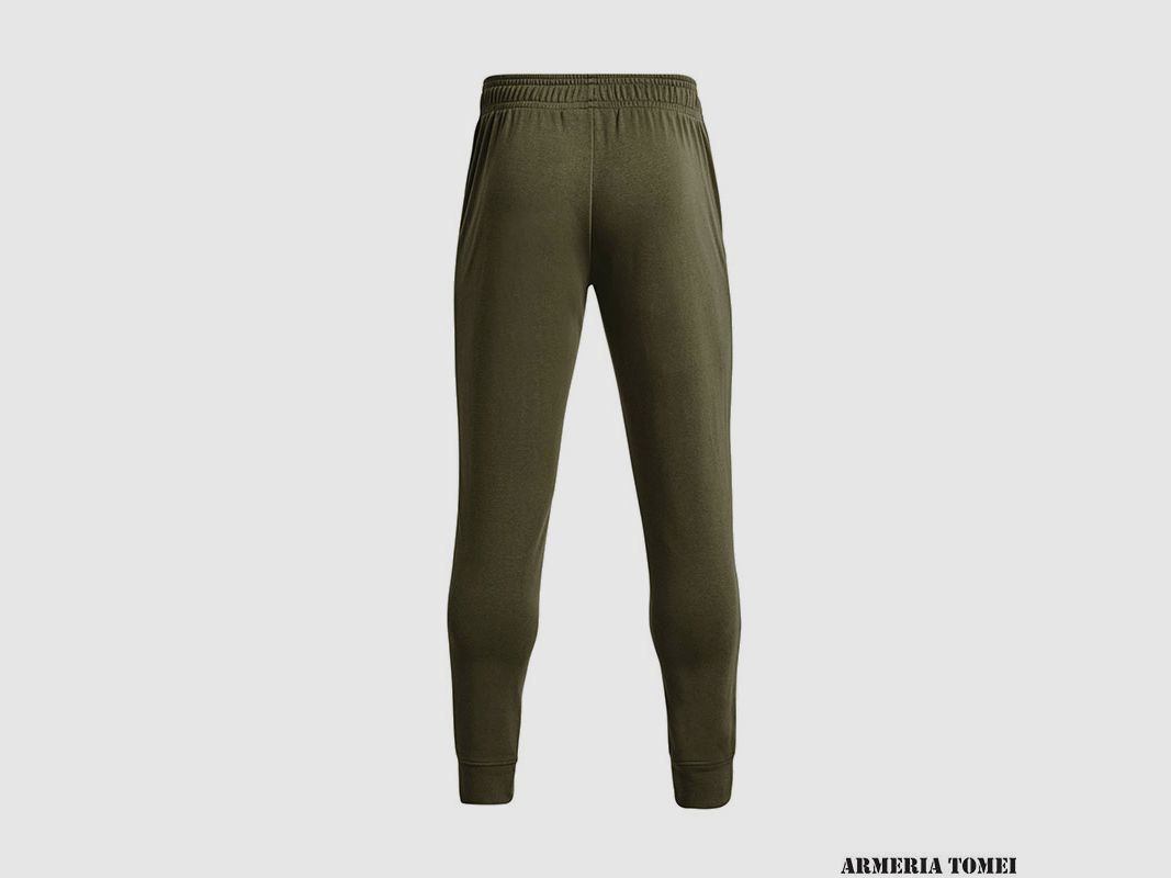 HOSEN – UNDER ARMOUR – HERREN – JOGGER RIVAL TERRY Marine OD Green / Onyx White – 390, Bild 2 von 4