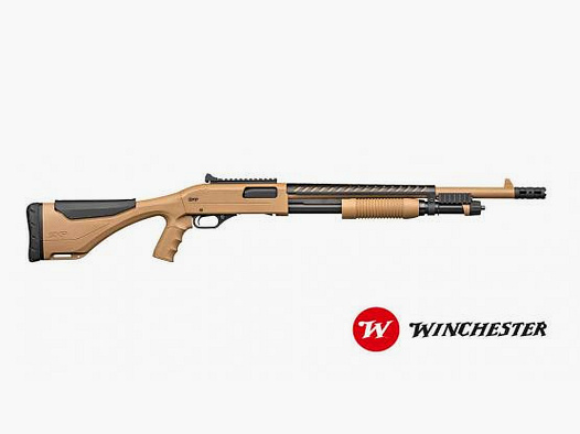 Winchester Xtreme Dark Earth Defender 12/76 fusil à répétition à crosse avant