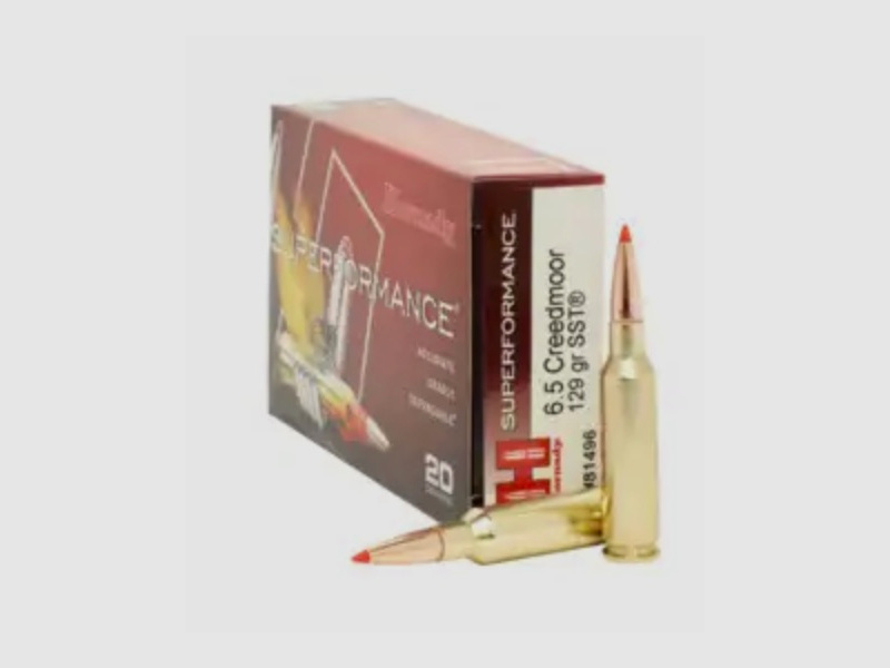 Hornady 81496 Munition 6,5 Creedmoor Superformance SST 129gr. 20 Stück