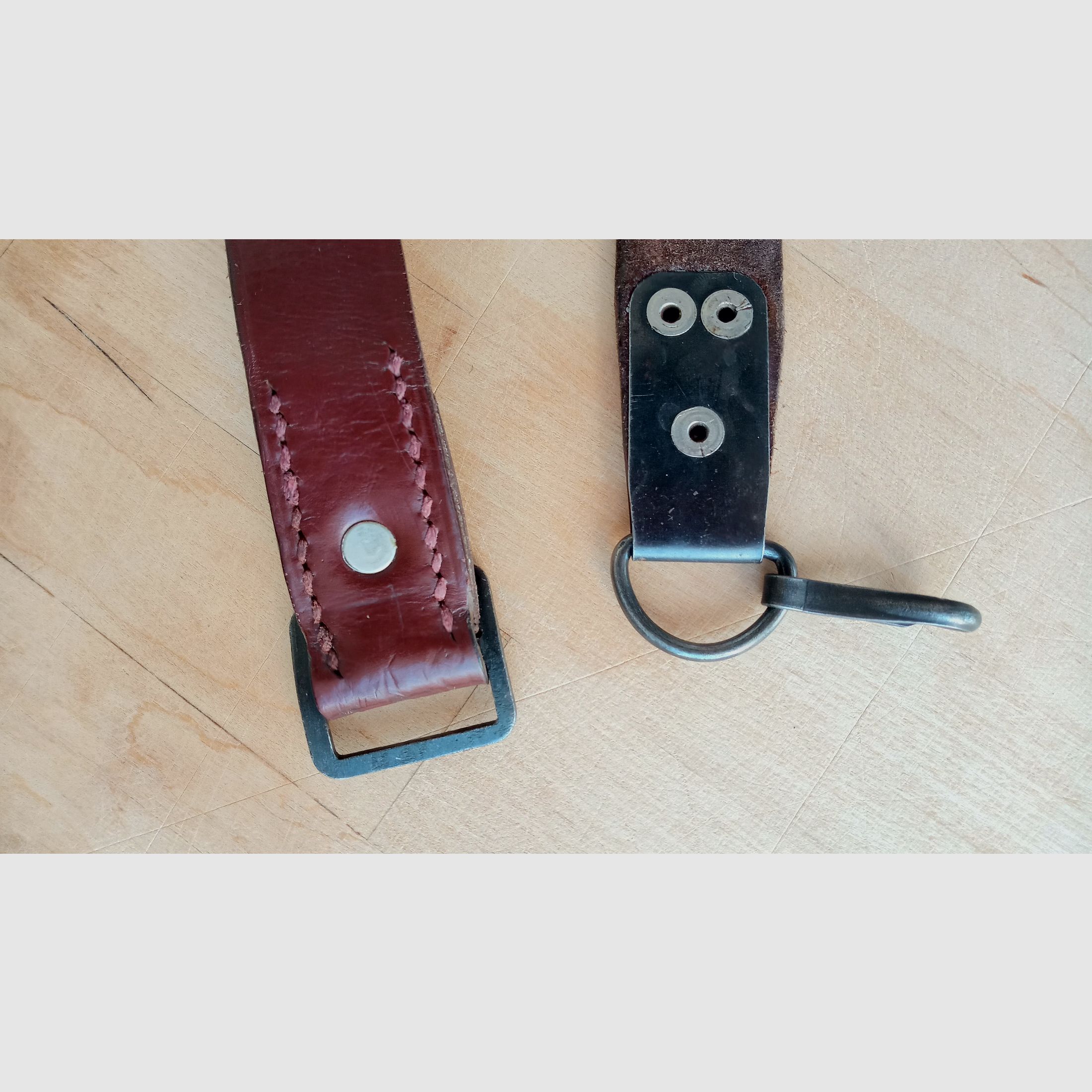 Sowjetischer genauer russischer AK47 / AKM Trageriemen aus Leder  // Gewehrriemen Waffengurt Riemen