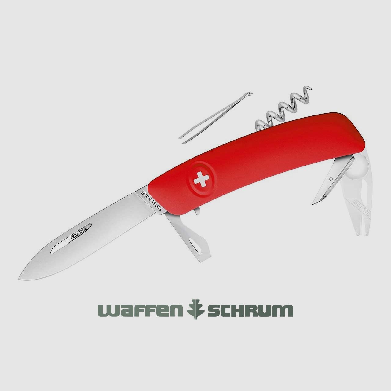 Coltello pieghevole Swiza TT03 blocco lama lunghezza lama: 7,5 cm - acciaio 440