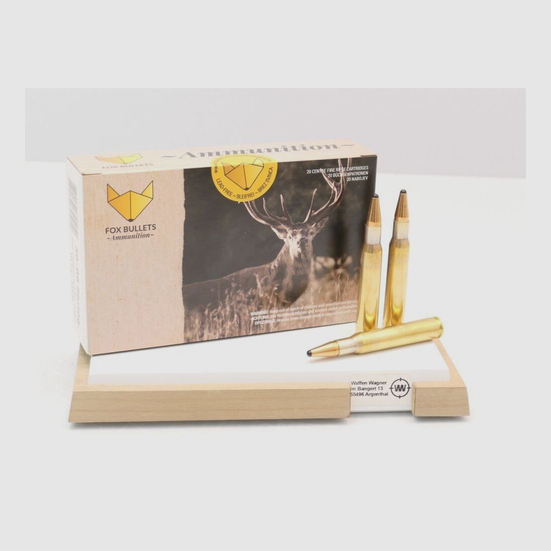 Fox Bullets 165grs à20