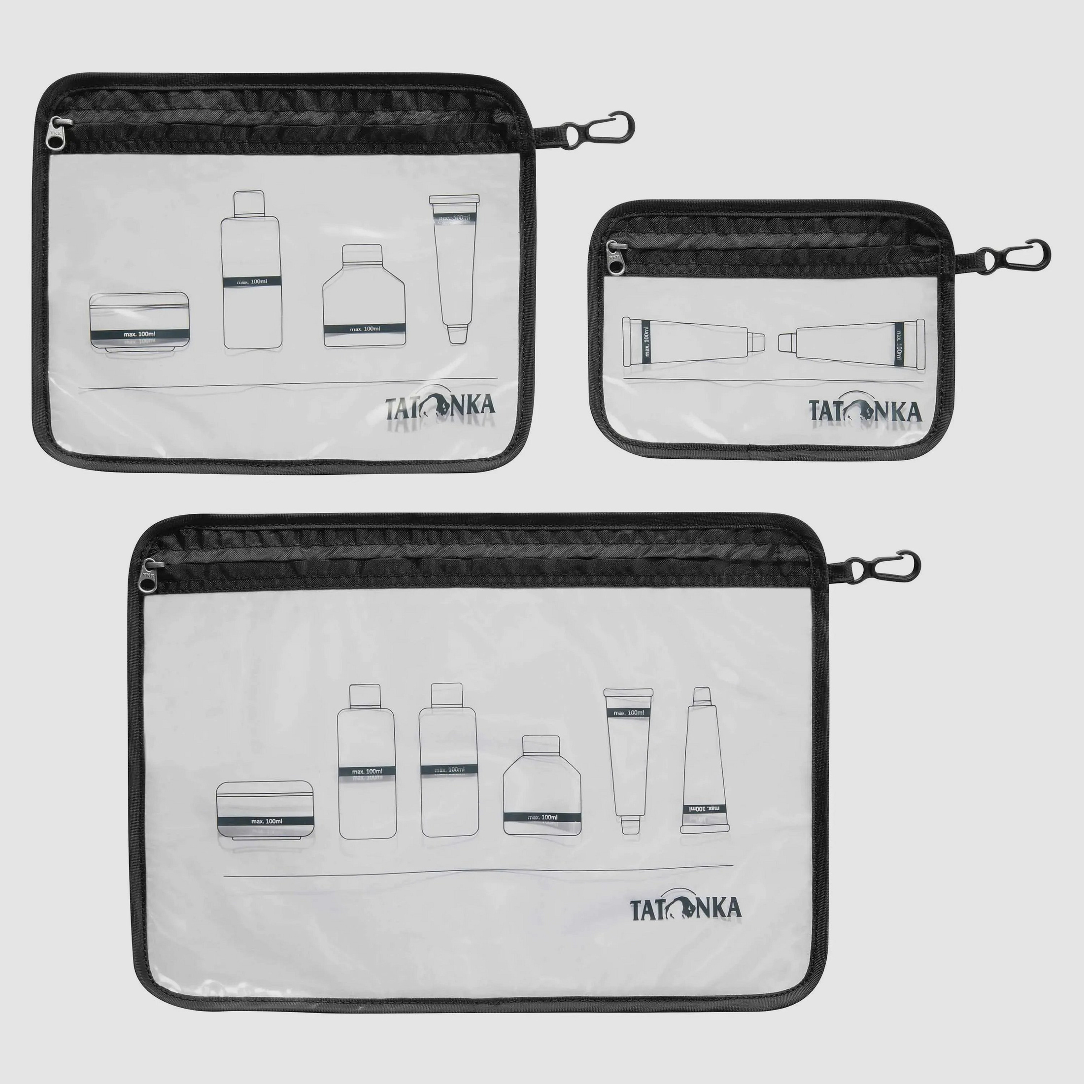Tatonka Tatonka Taschen Zip Flight Bag Set schwarz
