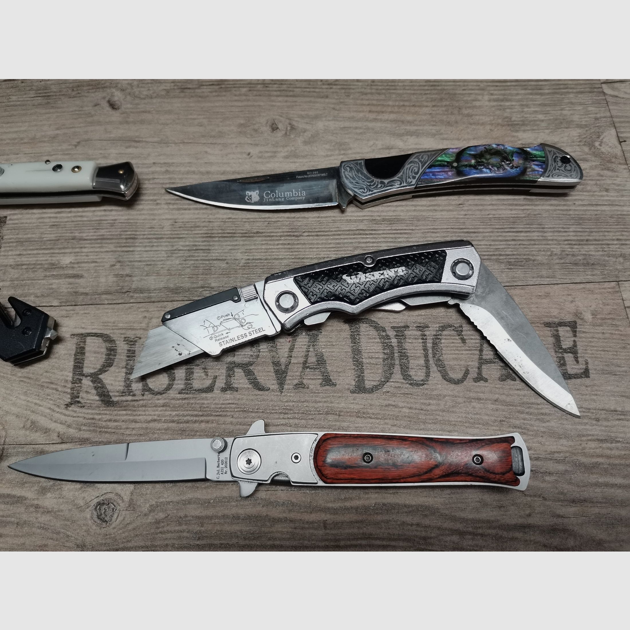 Messer Konvolut Böker Haller Walther Herbertz etc.  Einhandmesser Dolch Springmesser