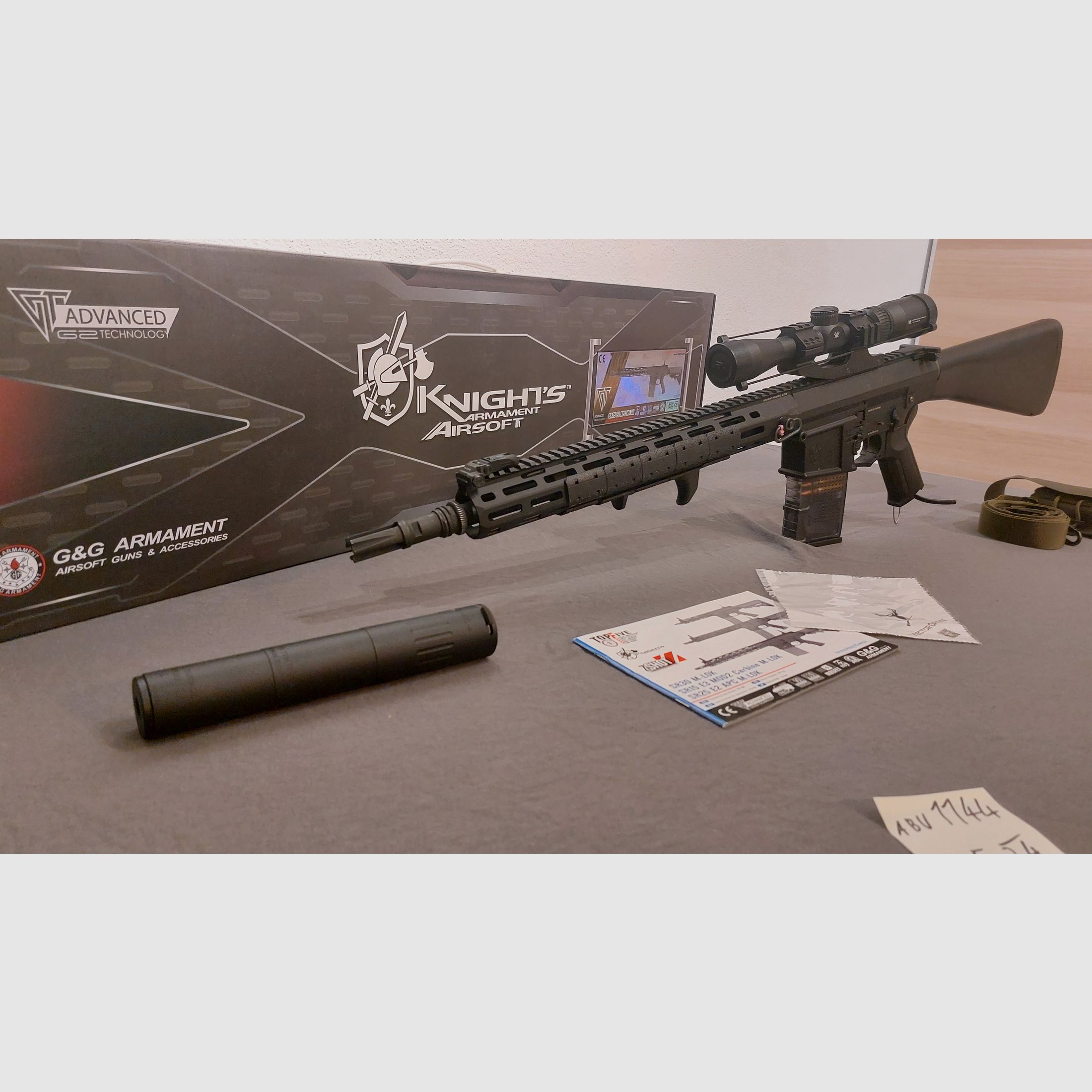 G&G SR25 E2 APC M-LOK as Polarstar HPA conversion