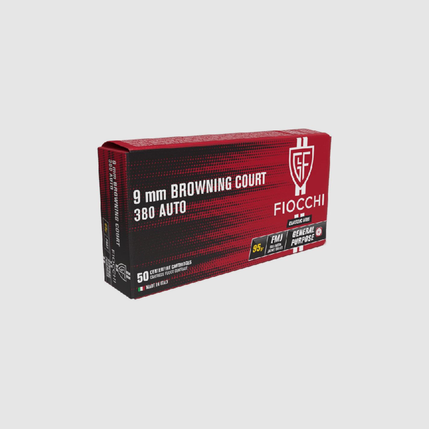 Fiocchi Munition Zentralfeuer 9 kurz / 380 ACP 95 grains (Vollmantel), Bild 1 von 2