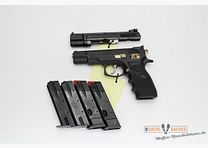 Pistole CZ 85B Kal 9 Para inkl 2 Magazinen und Wechselsystem Kadet .22lr mit 2 Magazinen
