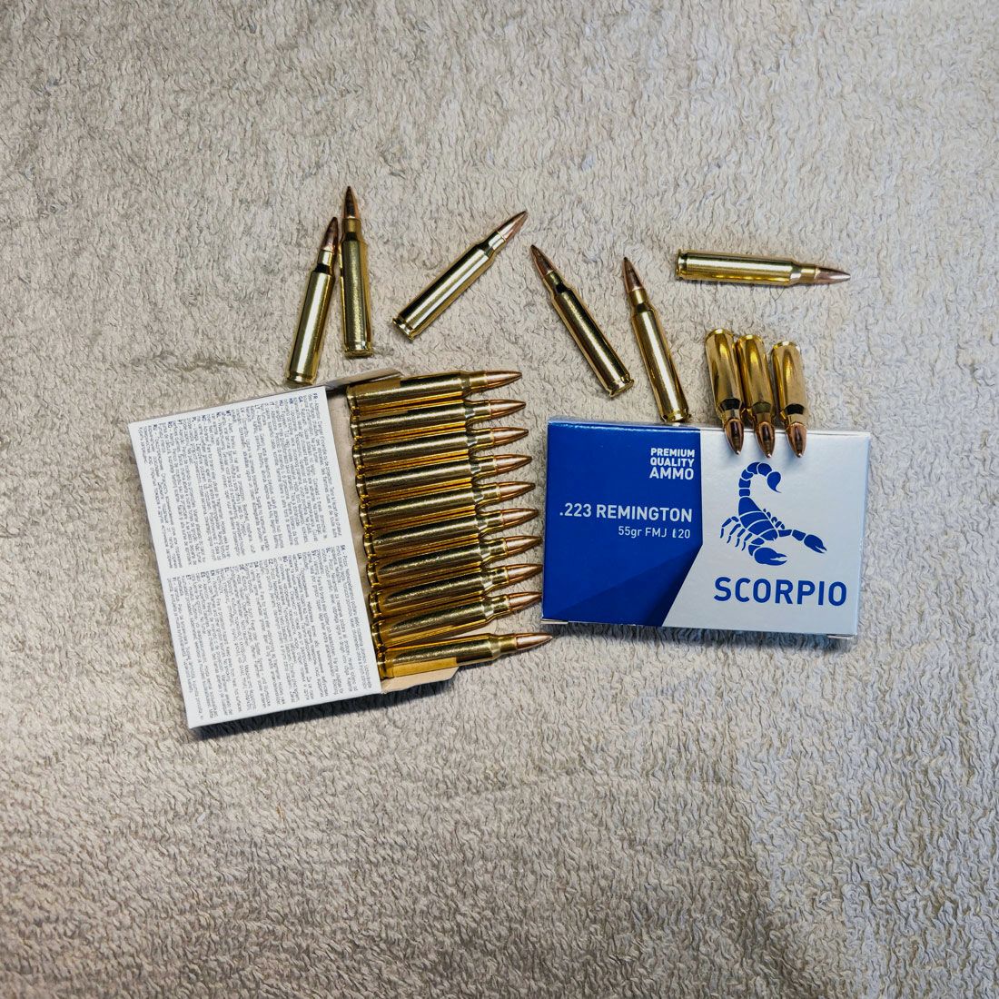 STV STV Scorpio .223 Rem FMJ 55 grs 1000 disparos