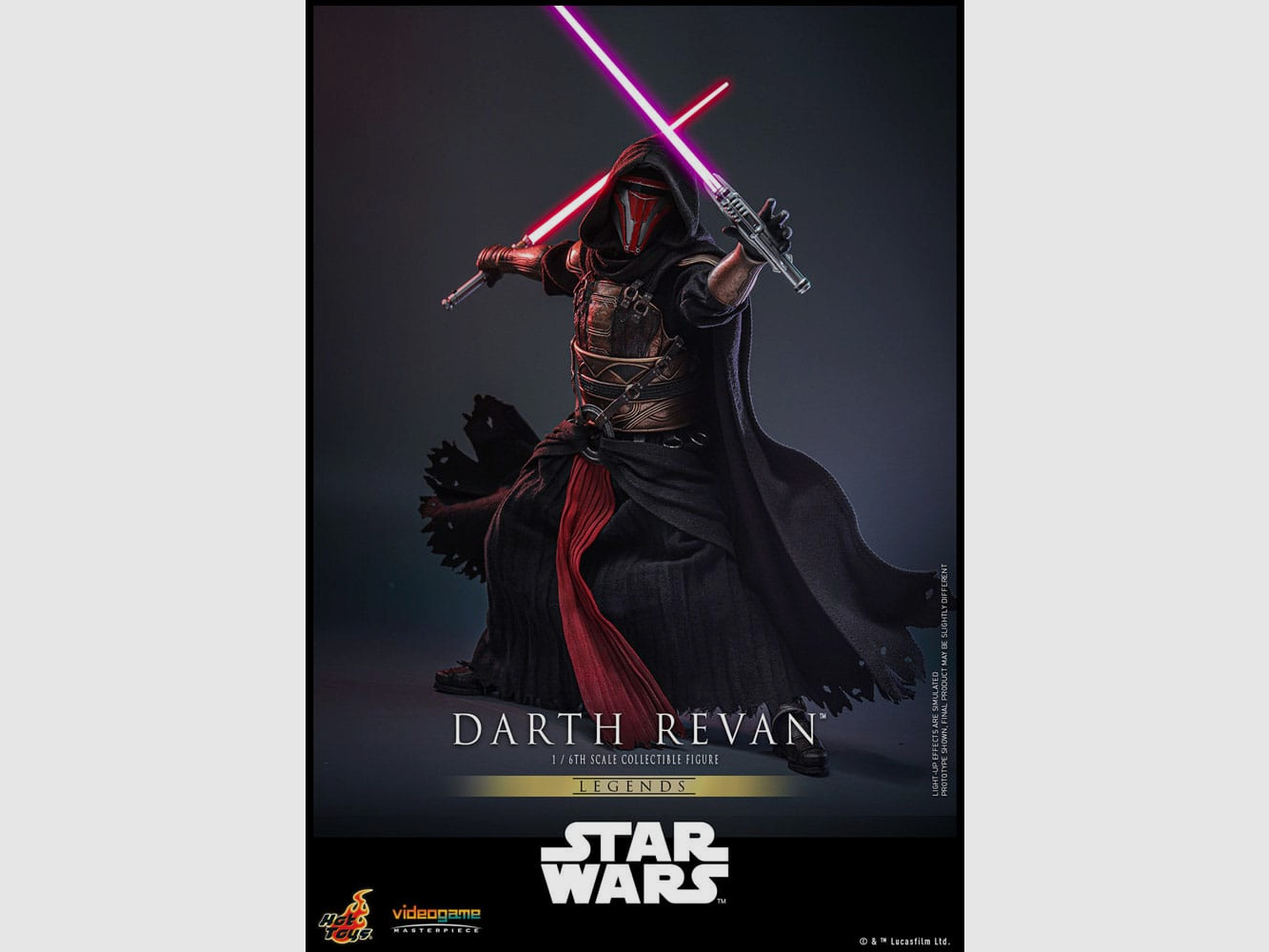 Star Wars Legends Videogame Masterpiece Actionfigur 1/6 Darth Revan 31 cm | 43248