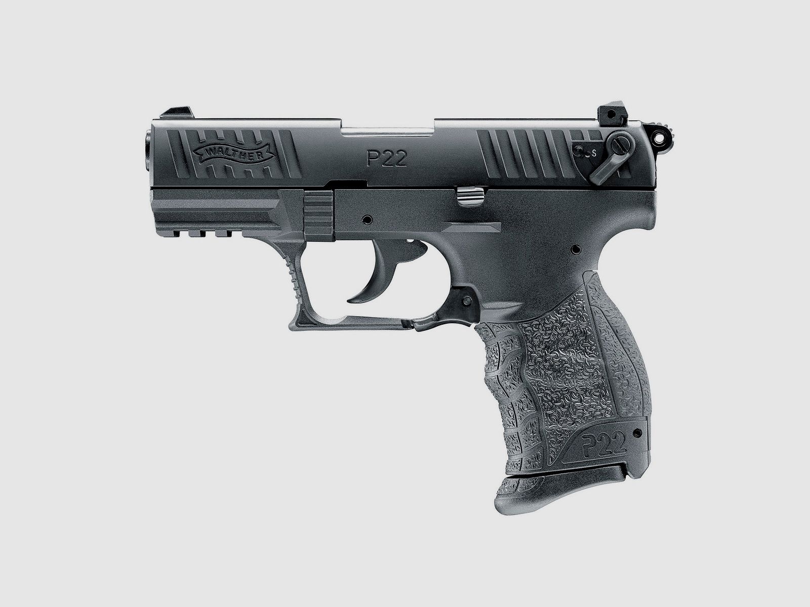 Carl-Walther P 22 Q blued 9 mm P.A.K. gas & signal weapons