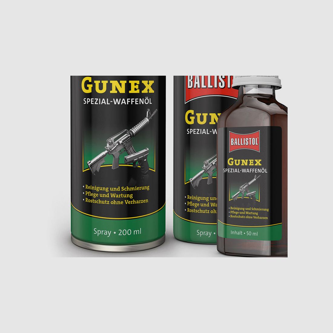 GUNEX Spezial-Waffenöl 200 ml Spray (45,00 €*/1 Liter)