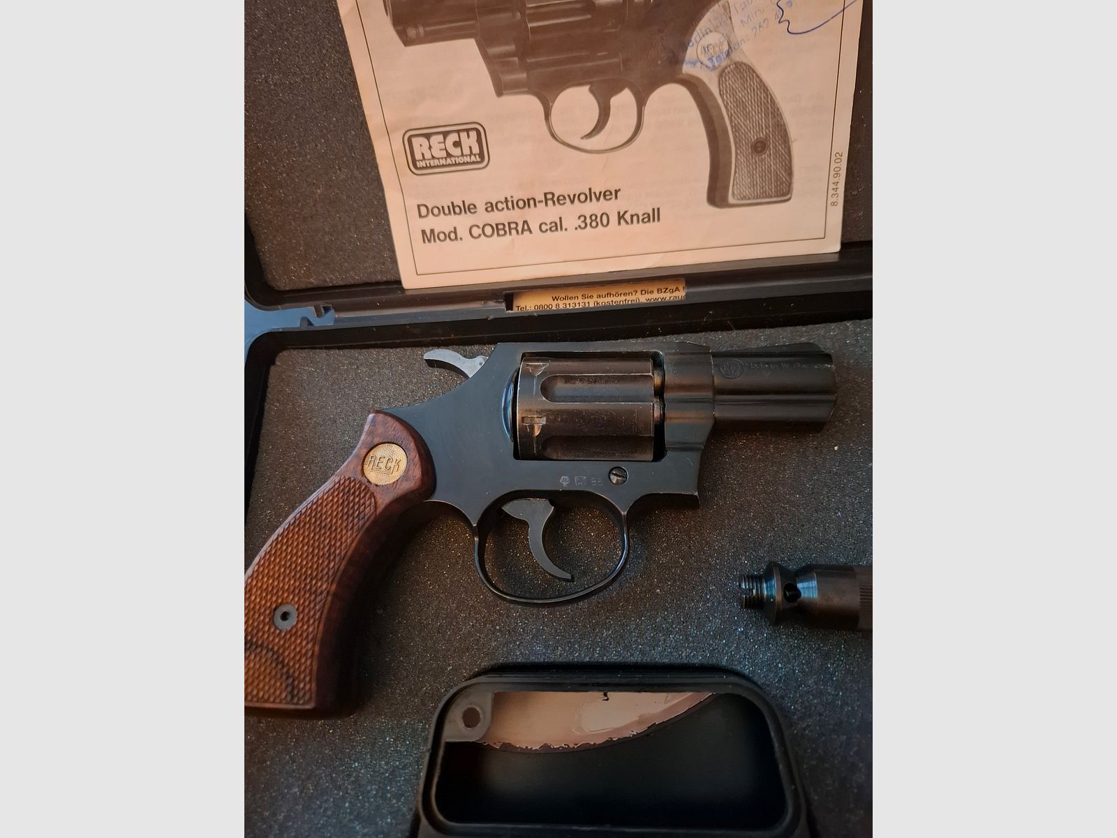 Reck Cobra  Kal.380/9mm Knall PTB 218