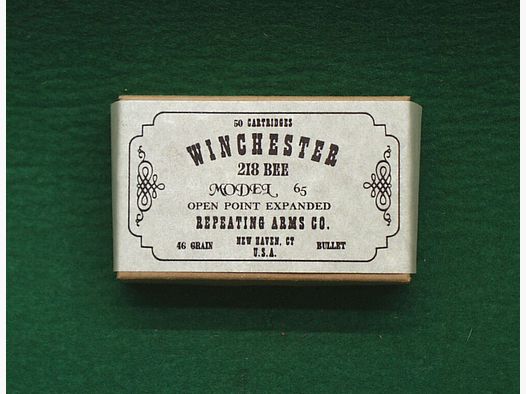 Replika cartridge boxes .218 BEE