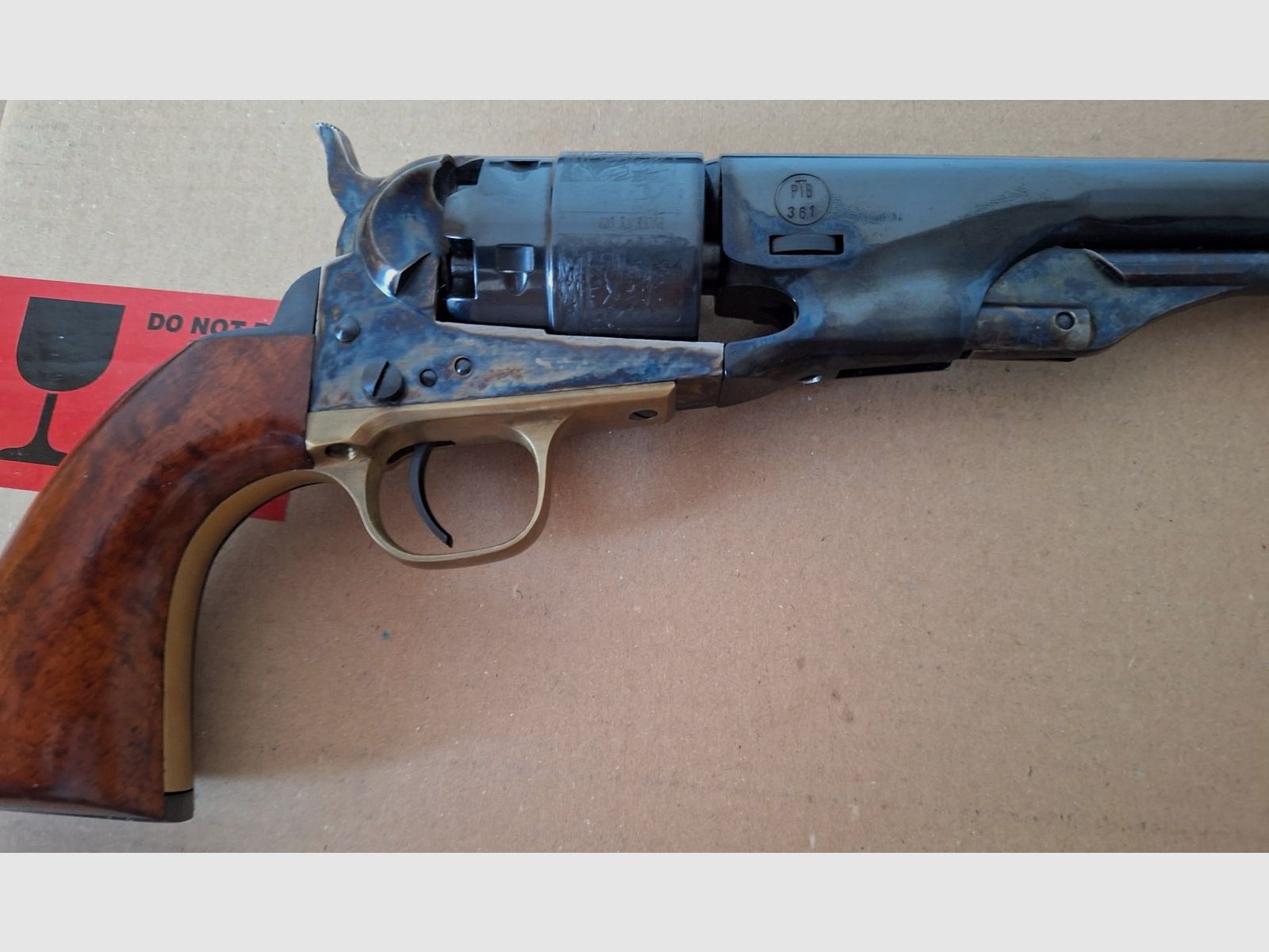 HEGE Western Revolver Navy 1851 langer Lauf 7,5 zoll PTB 361 9mm RK