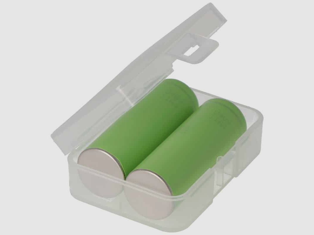 Storage box 2x 18500 / 2x 16340 batteries