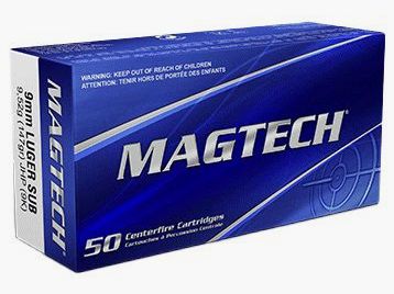 MAGTECH PATRONEN 9MM LUGER 147GR JHP SUBSONIC x 500