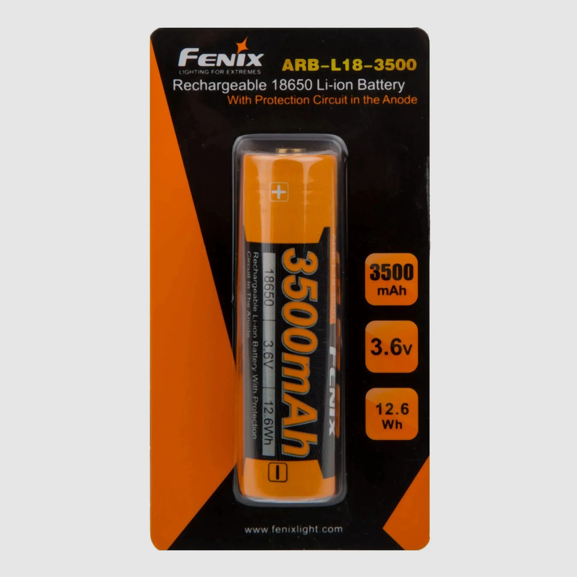 Fenix Fenix Batterie lithium-ion 18650 ARB-L18-3500 mAh