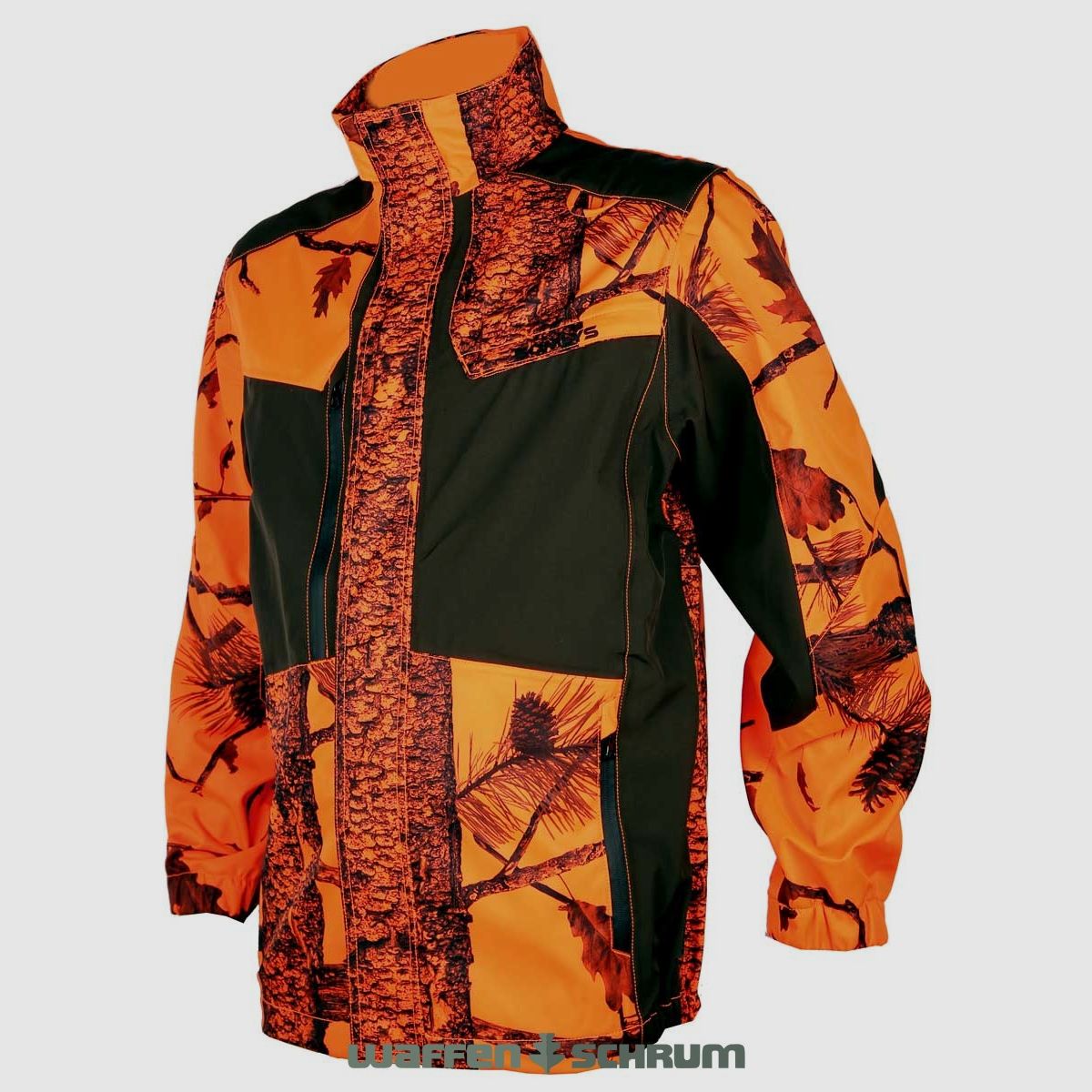 Somlys Signaljacke Softshell Summer Camo Orange