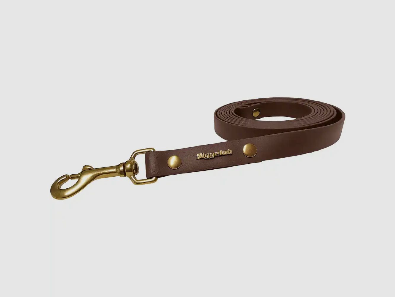 Niggeloh Drag and Training Leash BioThane® Noble 3 m Nut Brown