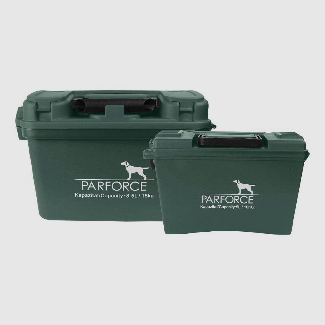 Parforce caja de transporte y municiones - set de 2 piezas color oliva