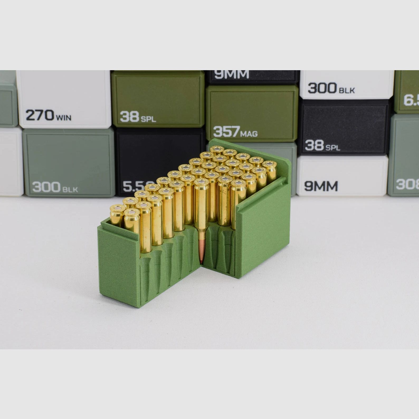 Filamelt ammunition box / Ammo Box .270 Weatherby Magnum – cartridge box 'sliding lid' – 10 / 20 / 25 / 50 rounds