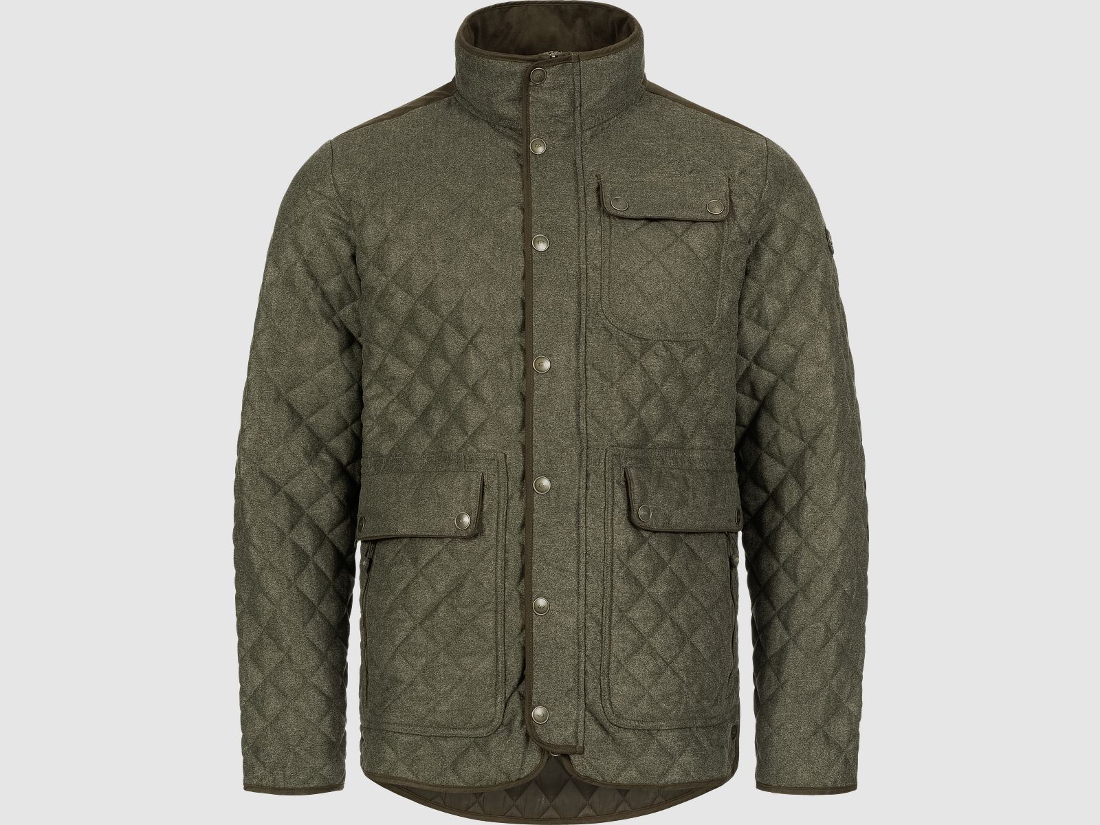 Herren Vintage Jacke Miles Oliv Mélange/Schwarz M