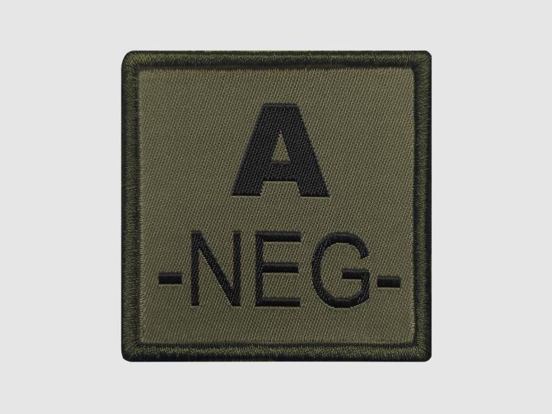 PATCH A NEGATIF VERT OLIVE