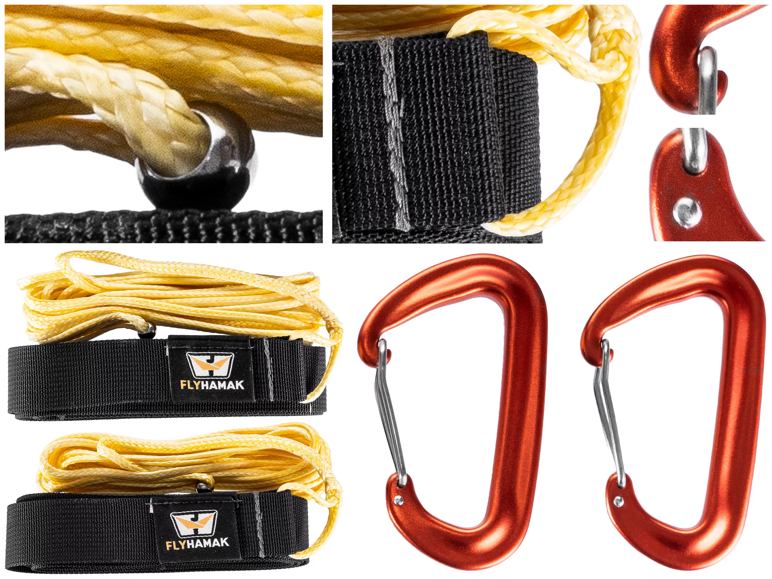 Zawieszenie Flyhamak Whoopie Sling czarne, zdjęcie 4 z 4