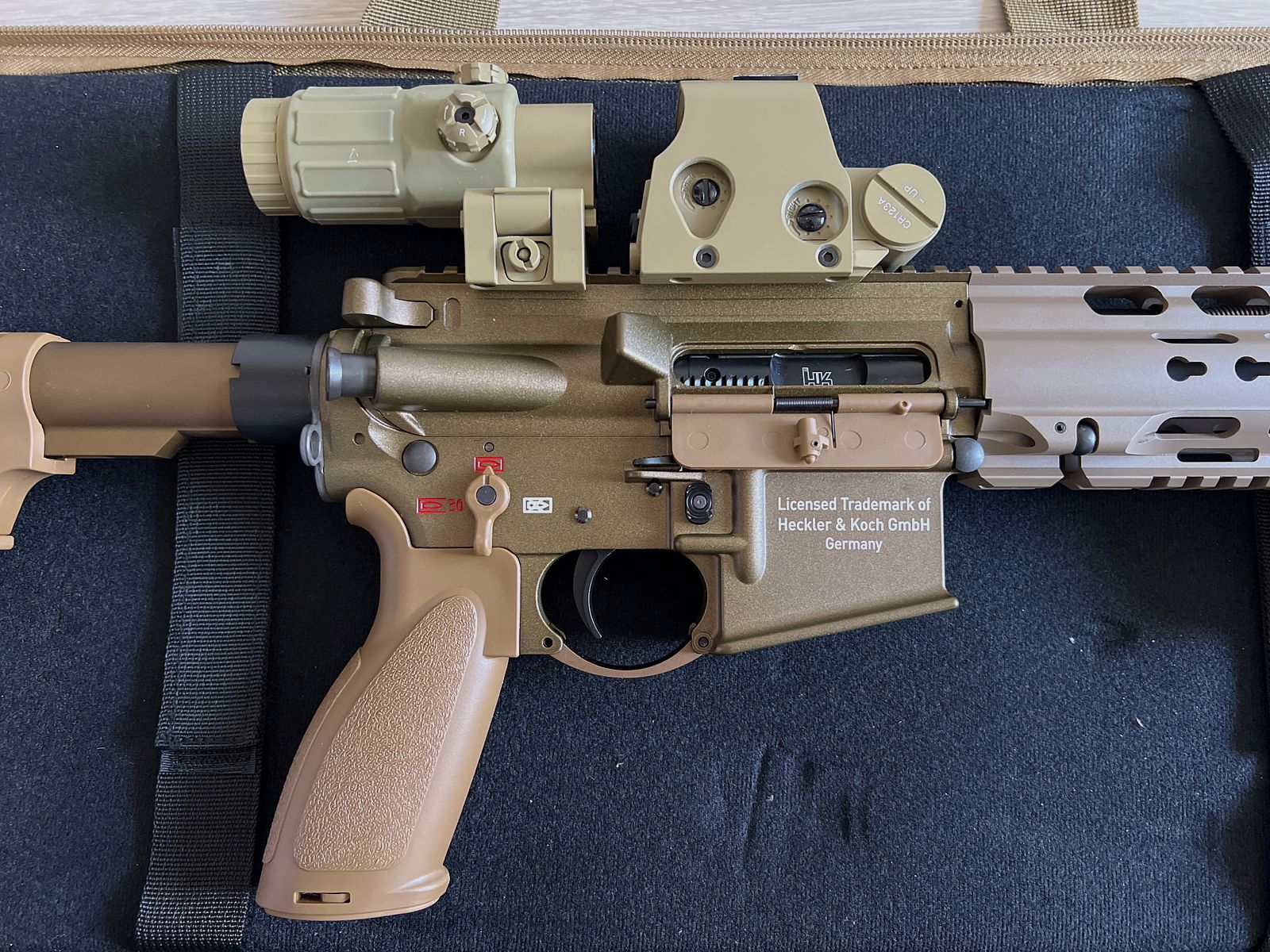 VFC HK416 A5 GBBR Airsoft met accessoires