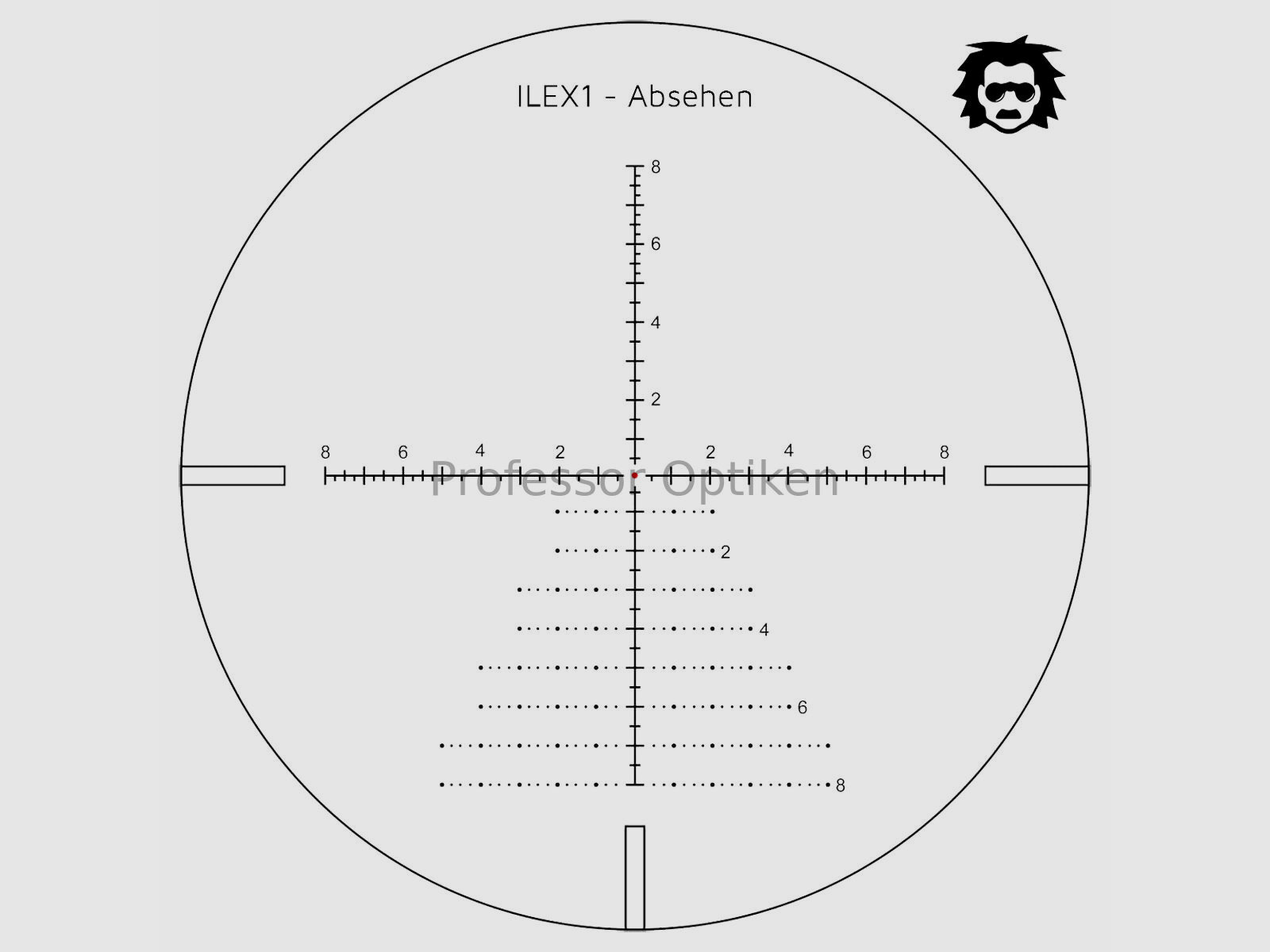 Professor Optiken Müritz - 3-18x50 HD FFP, 34mm Tubus, ILEX 1 Absehen