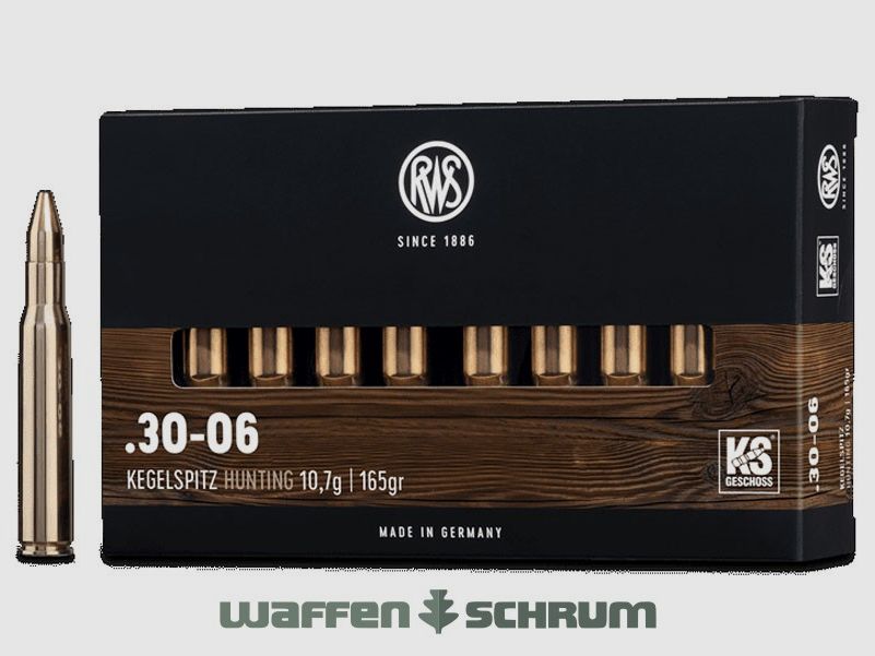 RWS .30-06Spring Kegelspitz 10,7g - 165gr