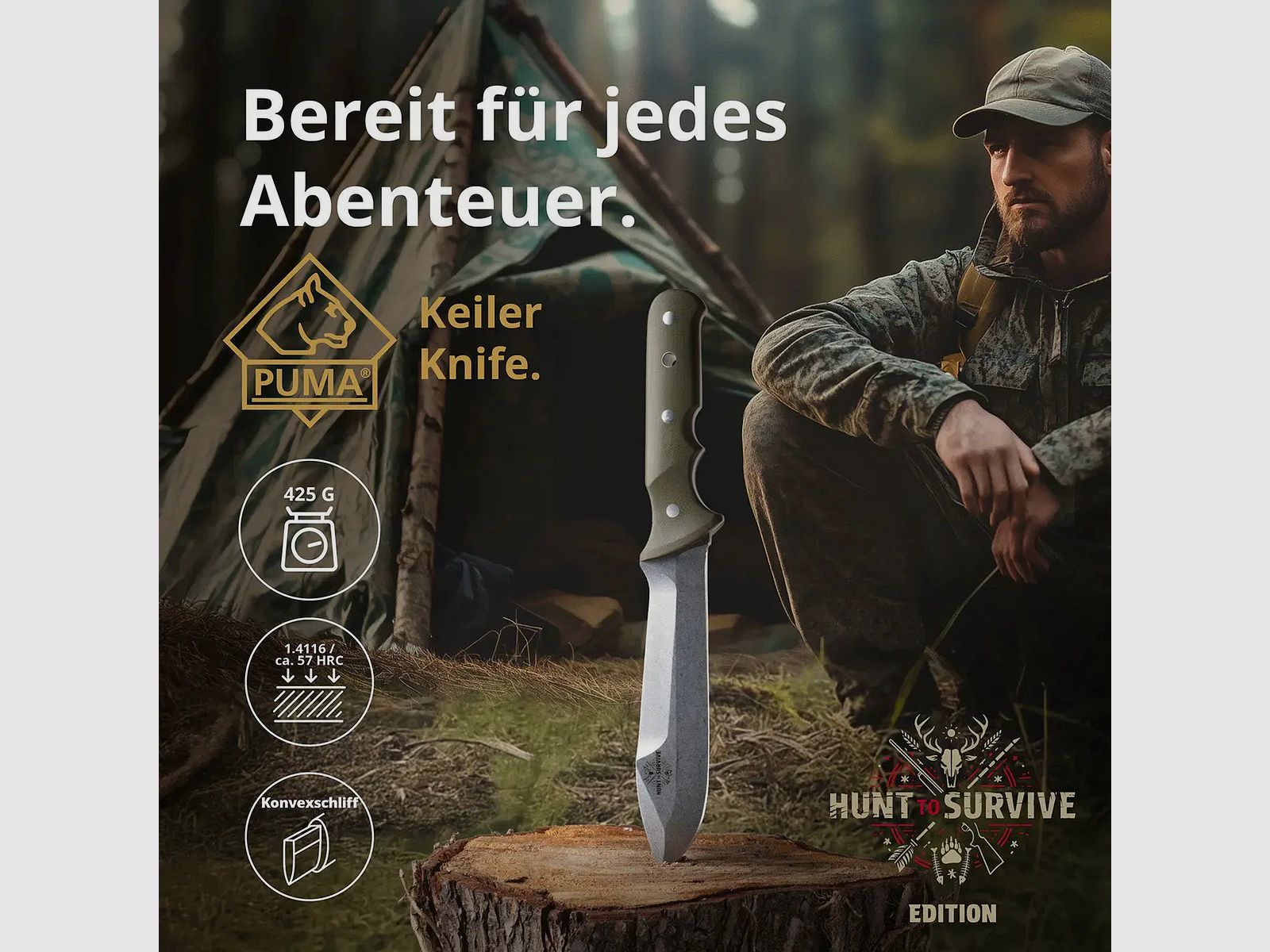 PUMA sanglier "HUNT to SURVIVE" édition