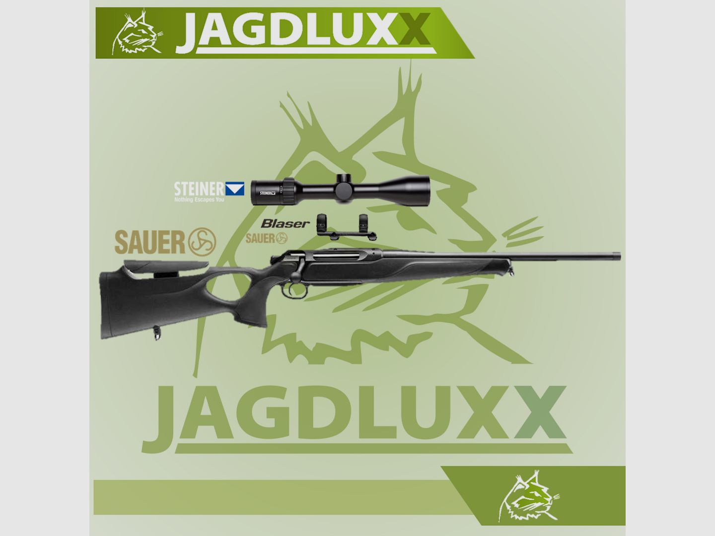 Sauer 505 Synchro XT im Komplettset mit Steiner Ranger 4 2,5-10x50