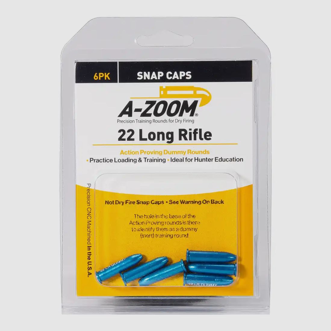 A-Zoom 131053 Puffer cartridge cal. .22lr 6pcs. blue