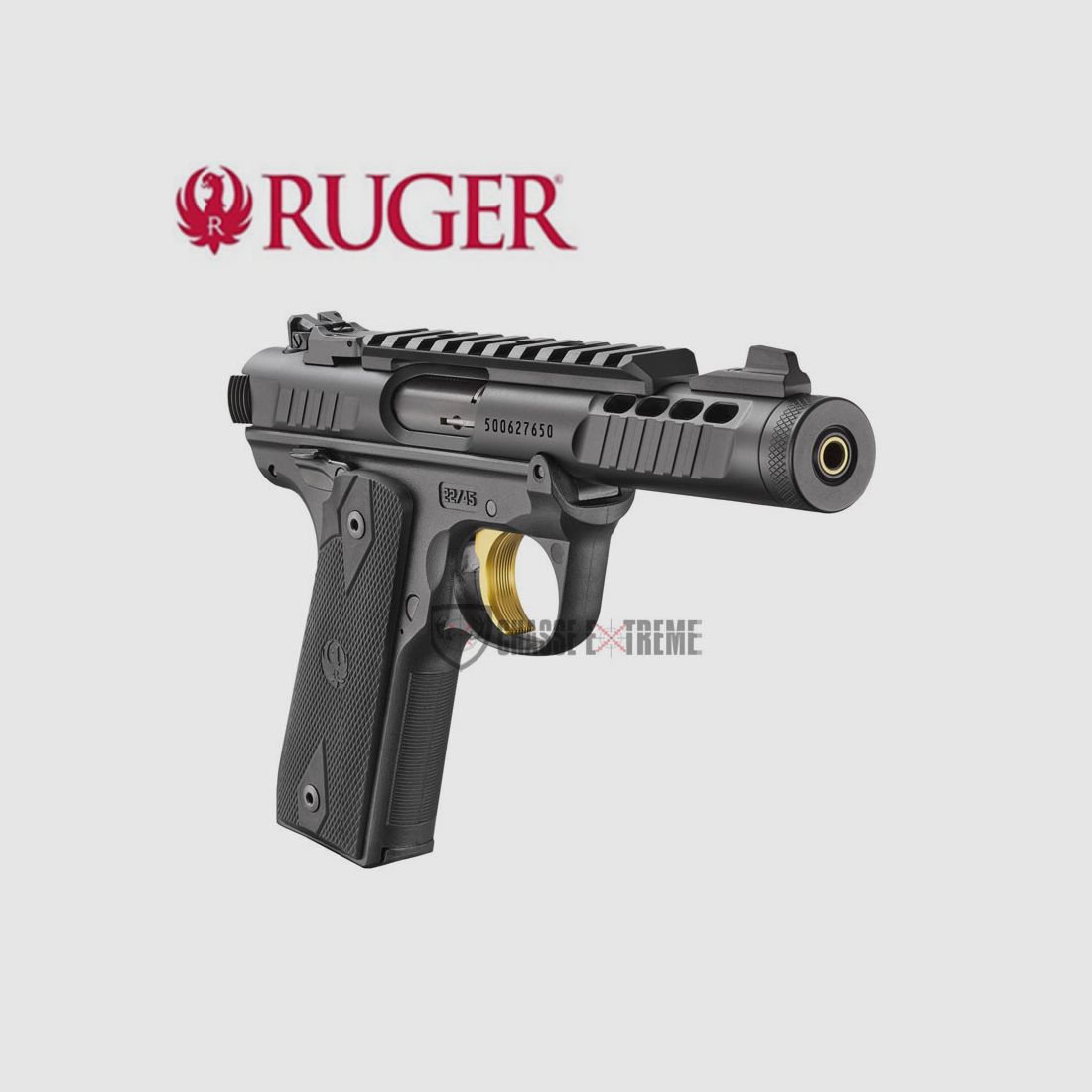 Pistole RUGER MARK IV 22/45 Lite Schwarz anodisiert Kal. 22 Lr, Bild 2 von 5