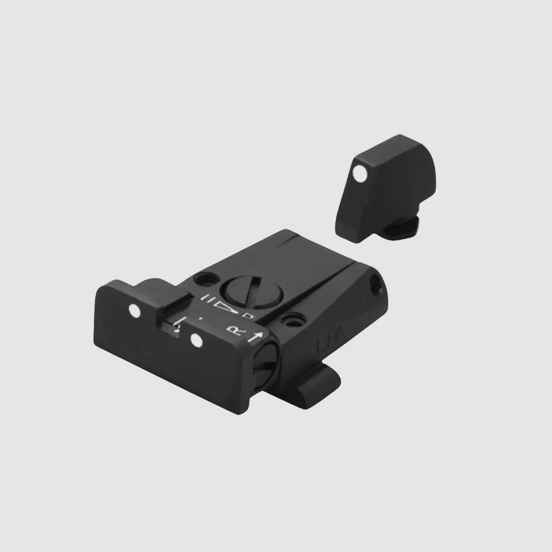 LPA Match Sight SPR for GLOCK pistols GLOCK models: 3 points, including front sight
