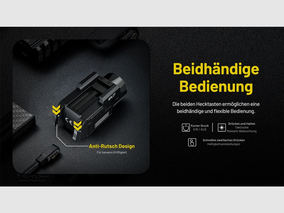 Nitecore torcia per arma NPL27, immagine 8 di 11