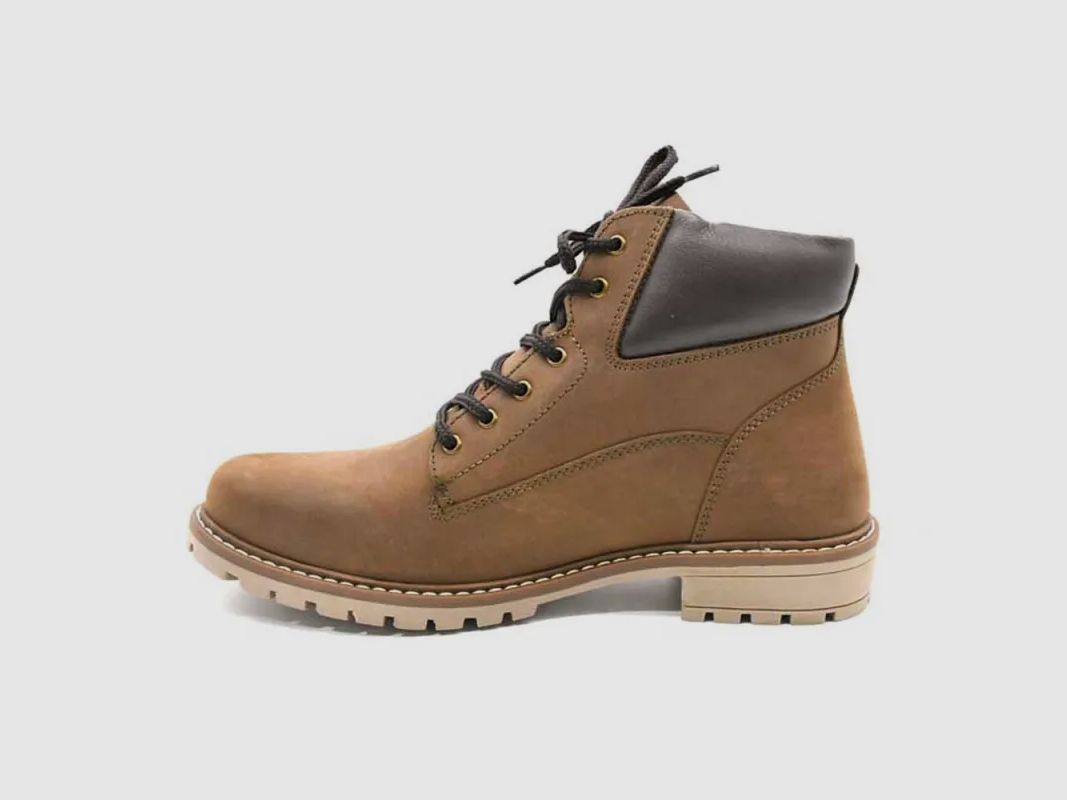 Scarpe da Erba in Pelle Impermeabile Marroni, immagine 9 di 16