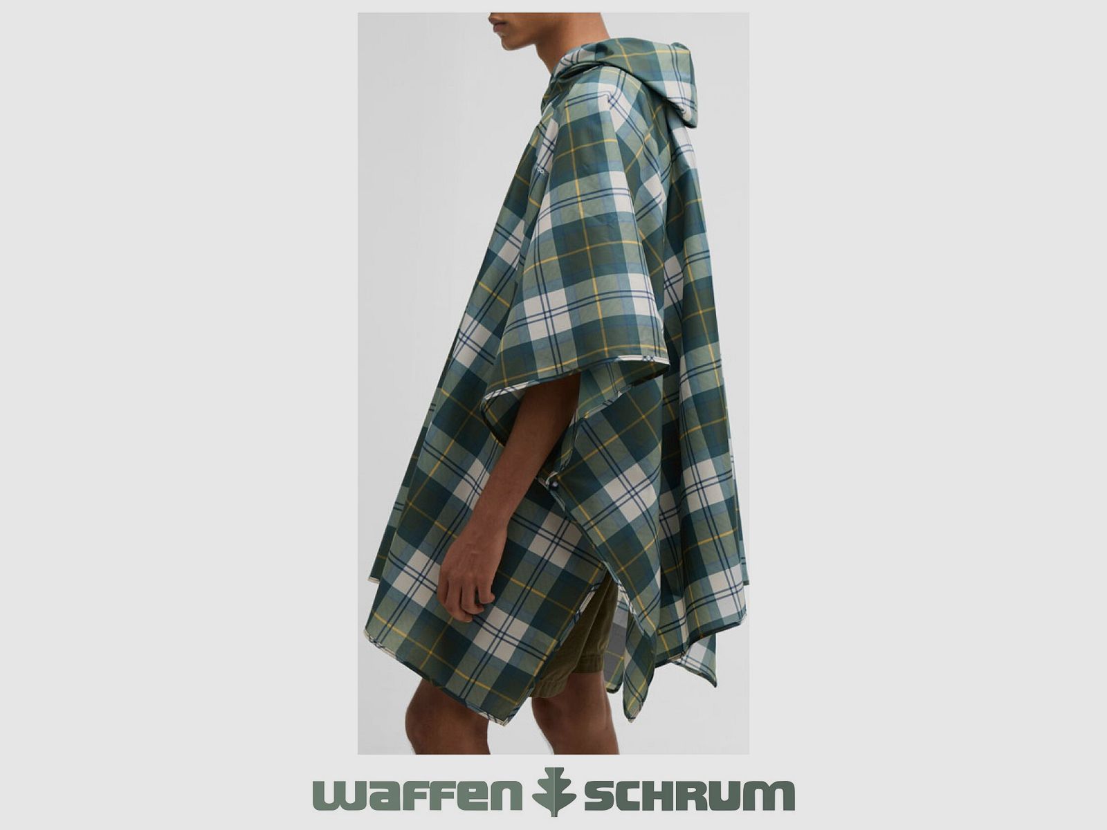 Barbour Poncho Tartan Showerproof
