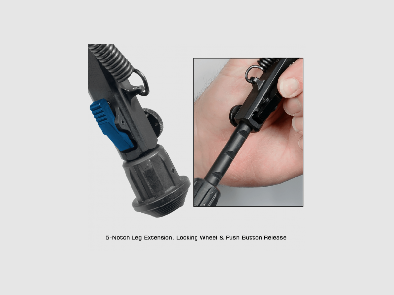 UTG Super Duty Bipod QD 6" – 8.5", image 3 sur 4