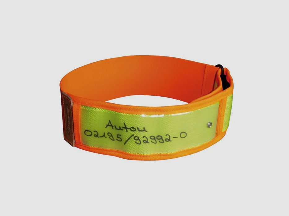 Niggeloh Warnhalsung gelb/orange Gr. XS (Umfang 30-40cm), Bild 1 von 2