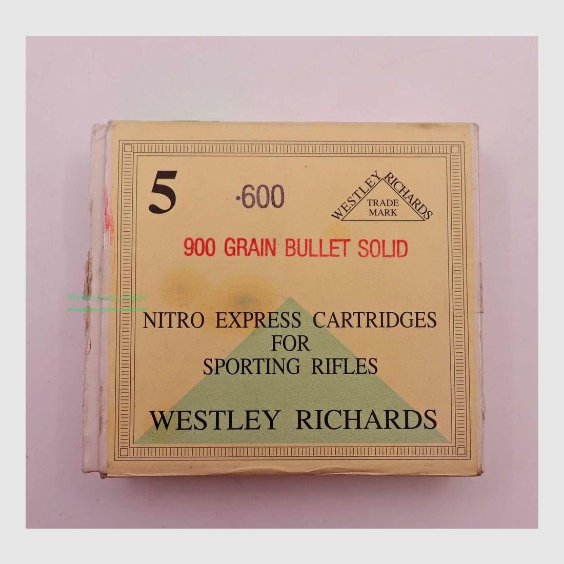 Westley - Richards - England Büchsenpatronen .600 N.E.