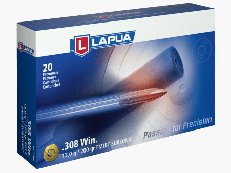 .308 Win. Lapua Subsonic FMJ-BT 13.0g / 200grs.