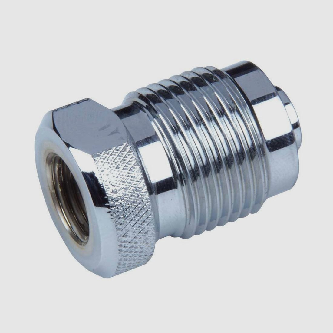 DIN 300 male to 1/4″ BSP female adapter with seal, image 2 of 2